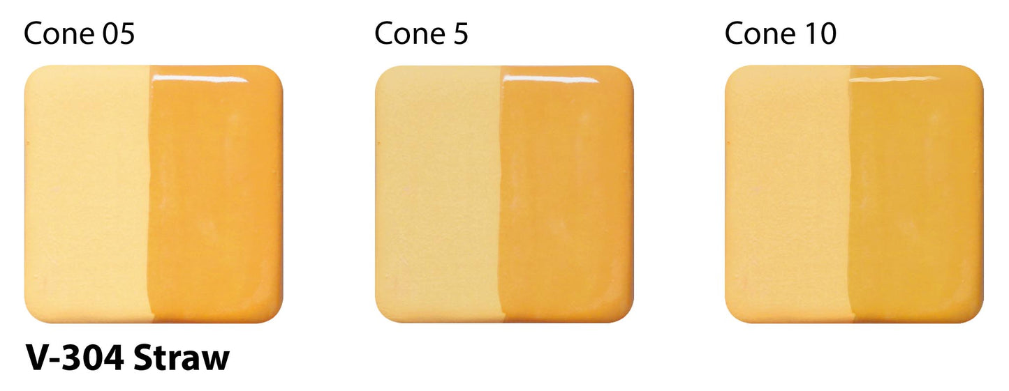Straw V-304 - AMACO Velvet Underglaze - Pint