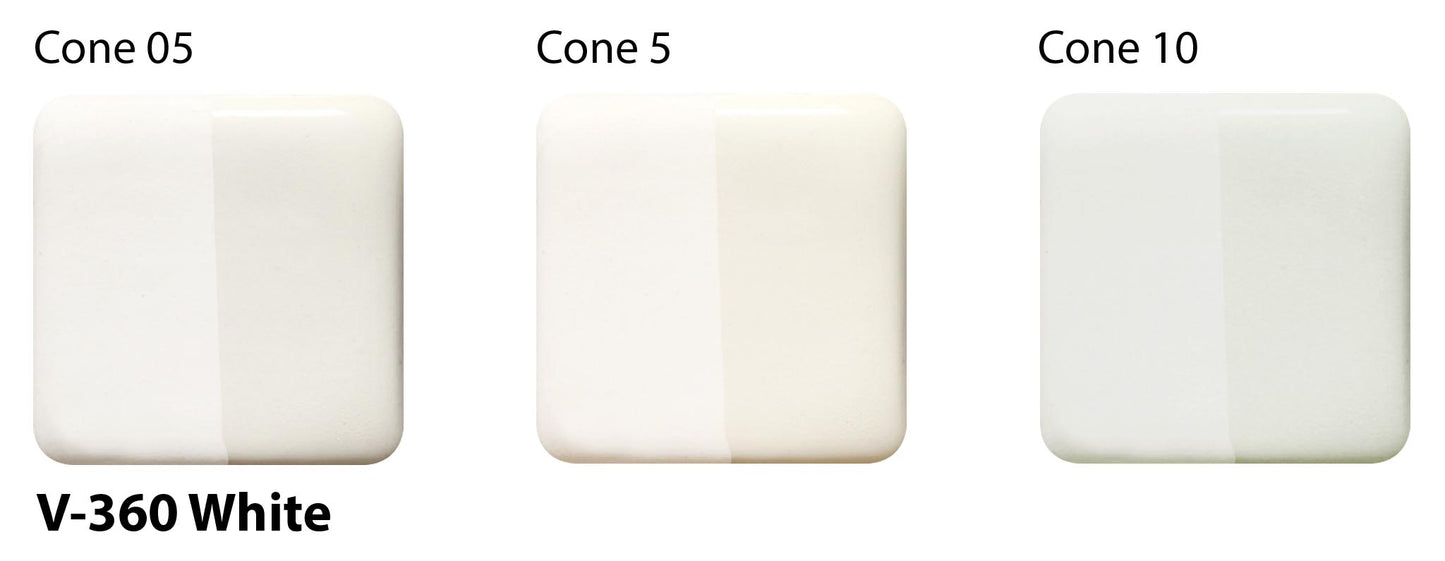 White V-360 - AMACO Velvet Underglaze