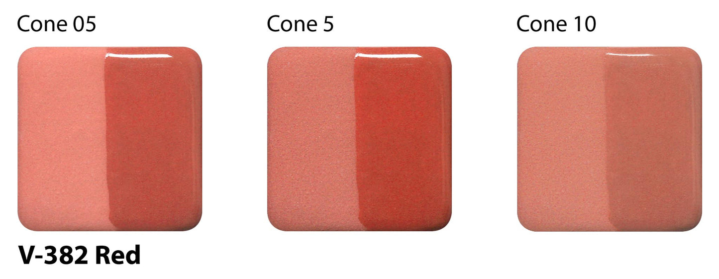 Red V-382 - AMACO Velvet Underglaze - Pint