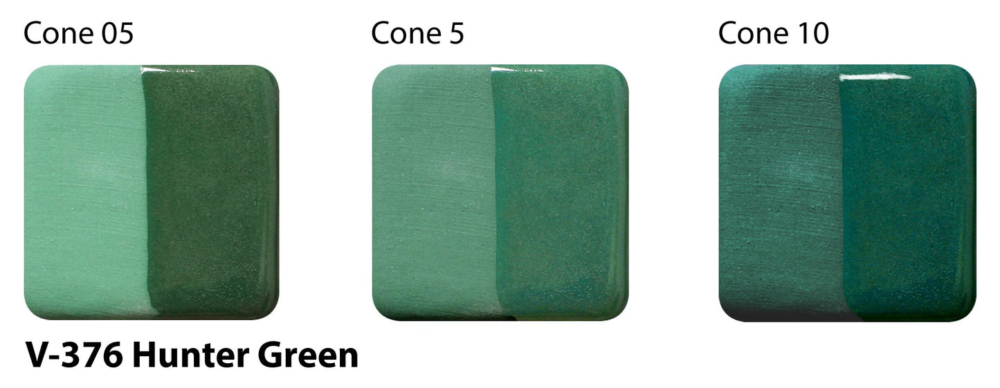 Hunter Green V-376 - AMACO Velvet Underglaze - Pint