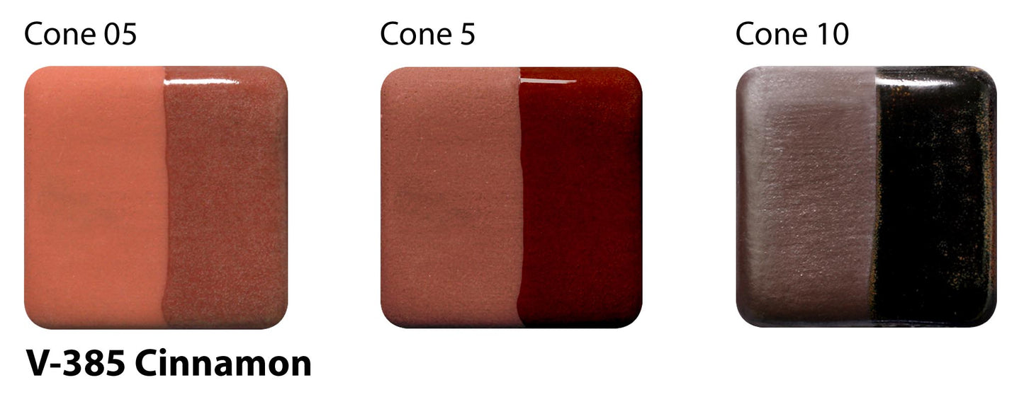 Cinnamon V-385 - AMACO Velvet Underglaze - Pint