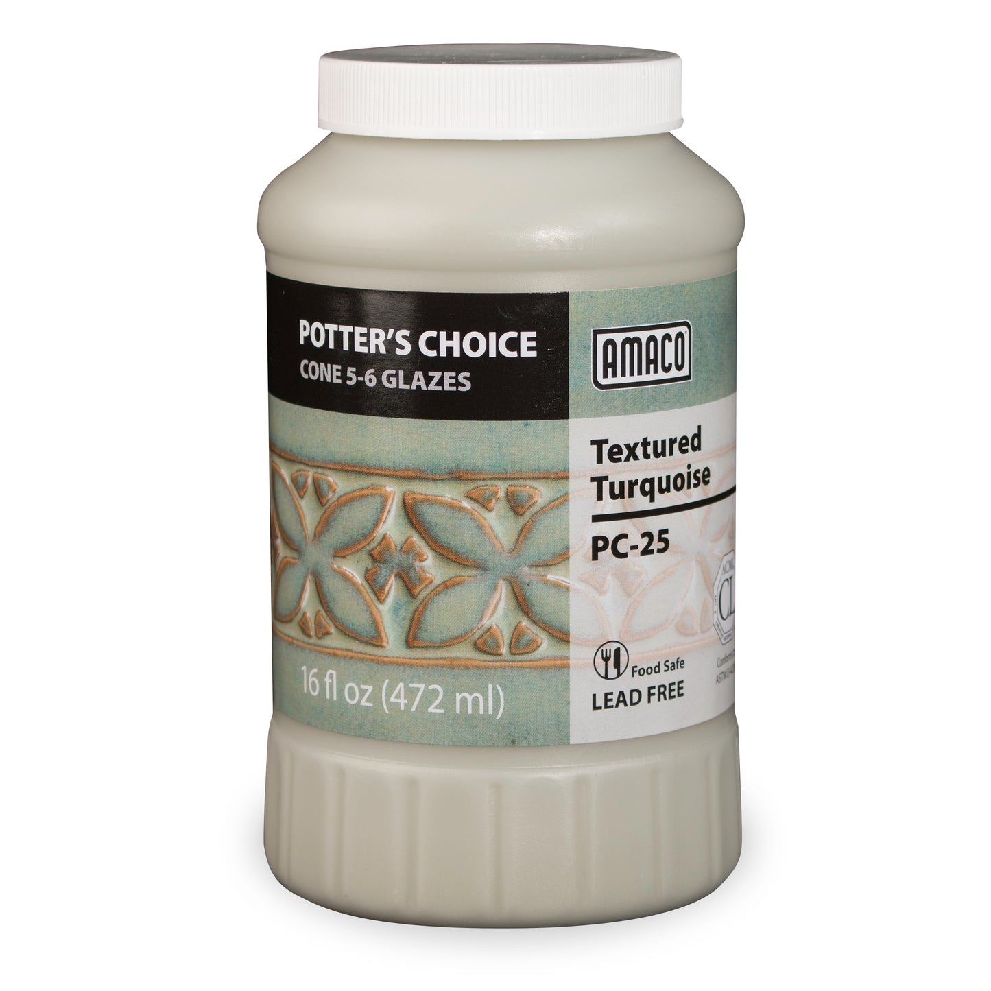 Textured Turquoise PC-25 - AMACO Potter's Choice - Pint