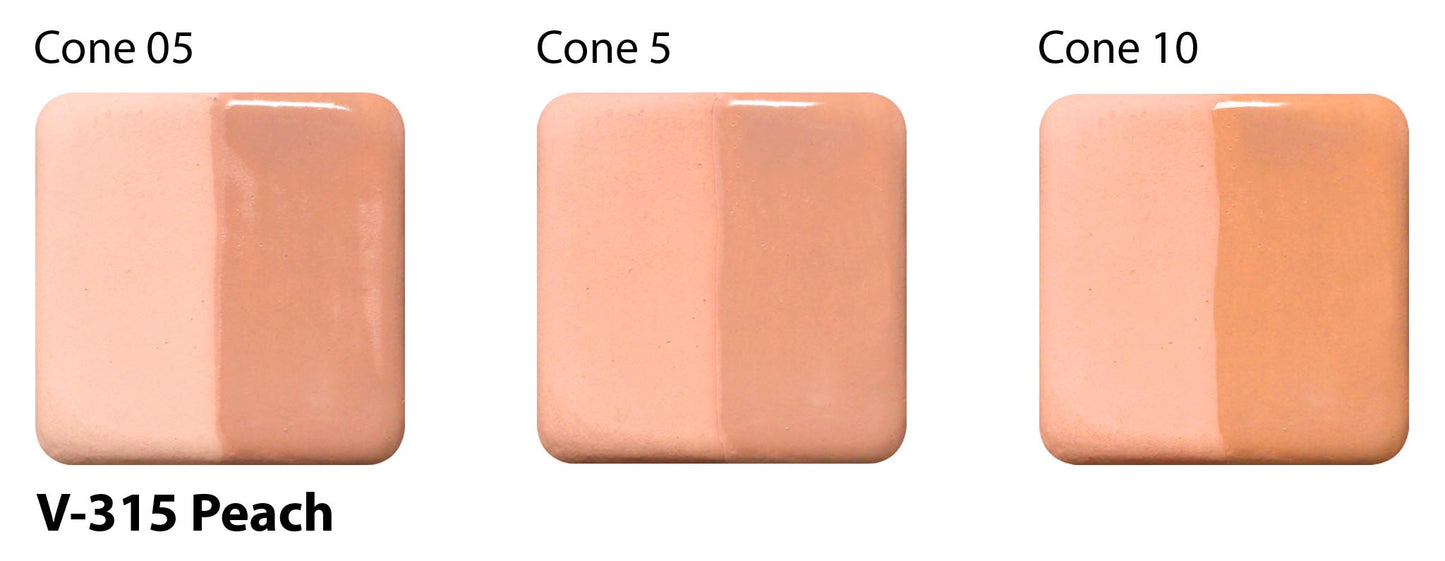 Peach V-315 - AMACO Velvet Underglaze - Pint