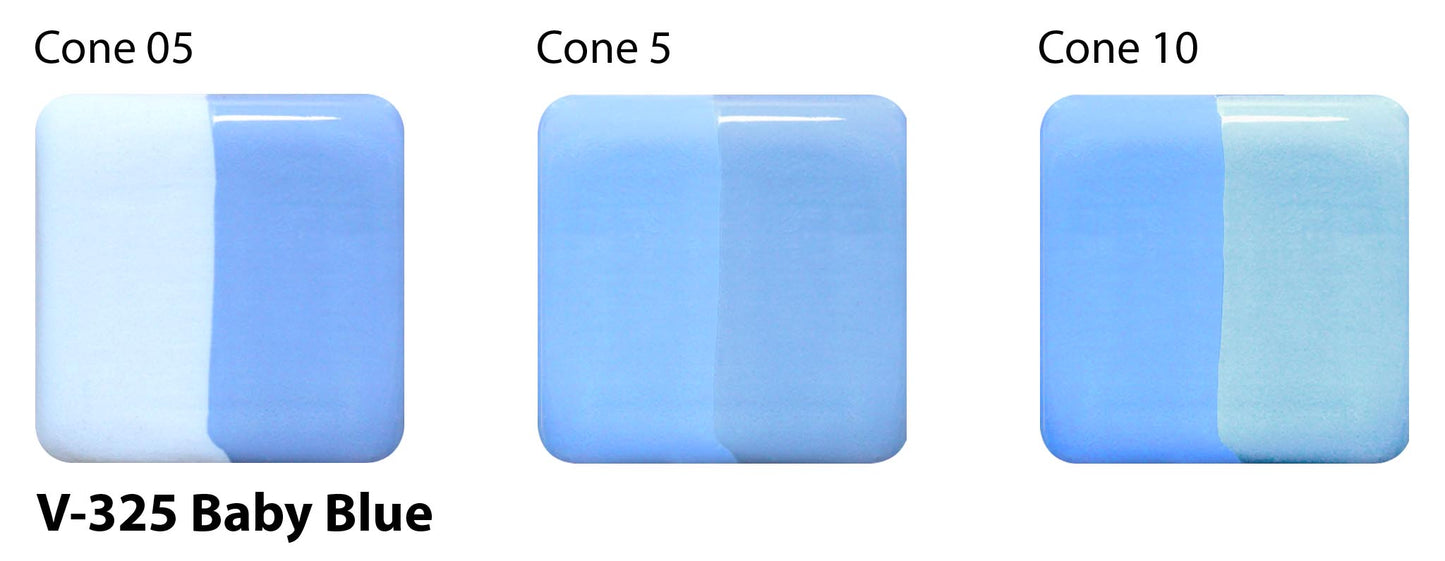 Baby Blue V-325 - AMACO Velvet Underglaze - Pint