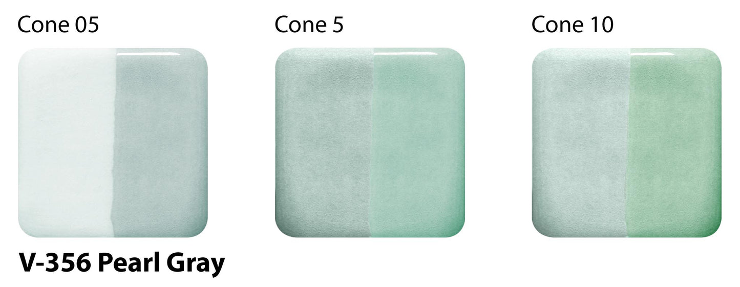 Pearl Gray V-356 - AMACO Velvet Underglaze - Pint