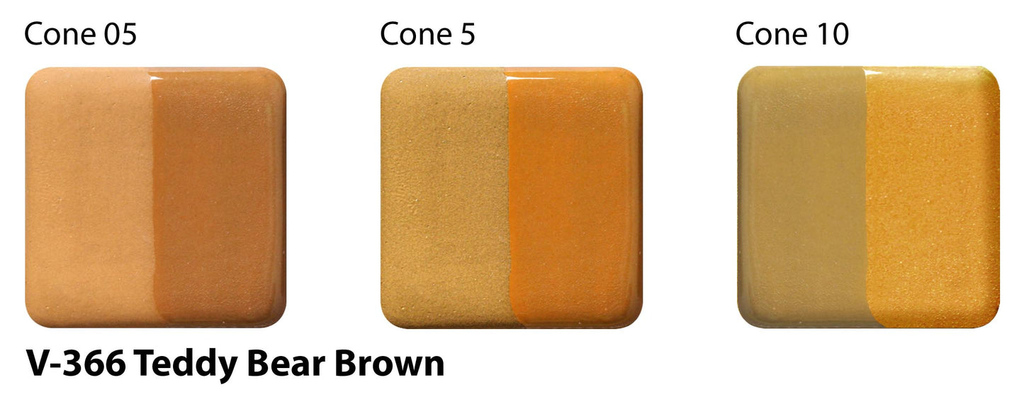 Teddy Bear Brown V-366 - AMACO Velvet Underglaze - Pint