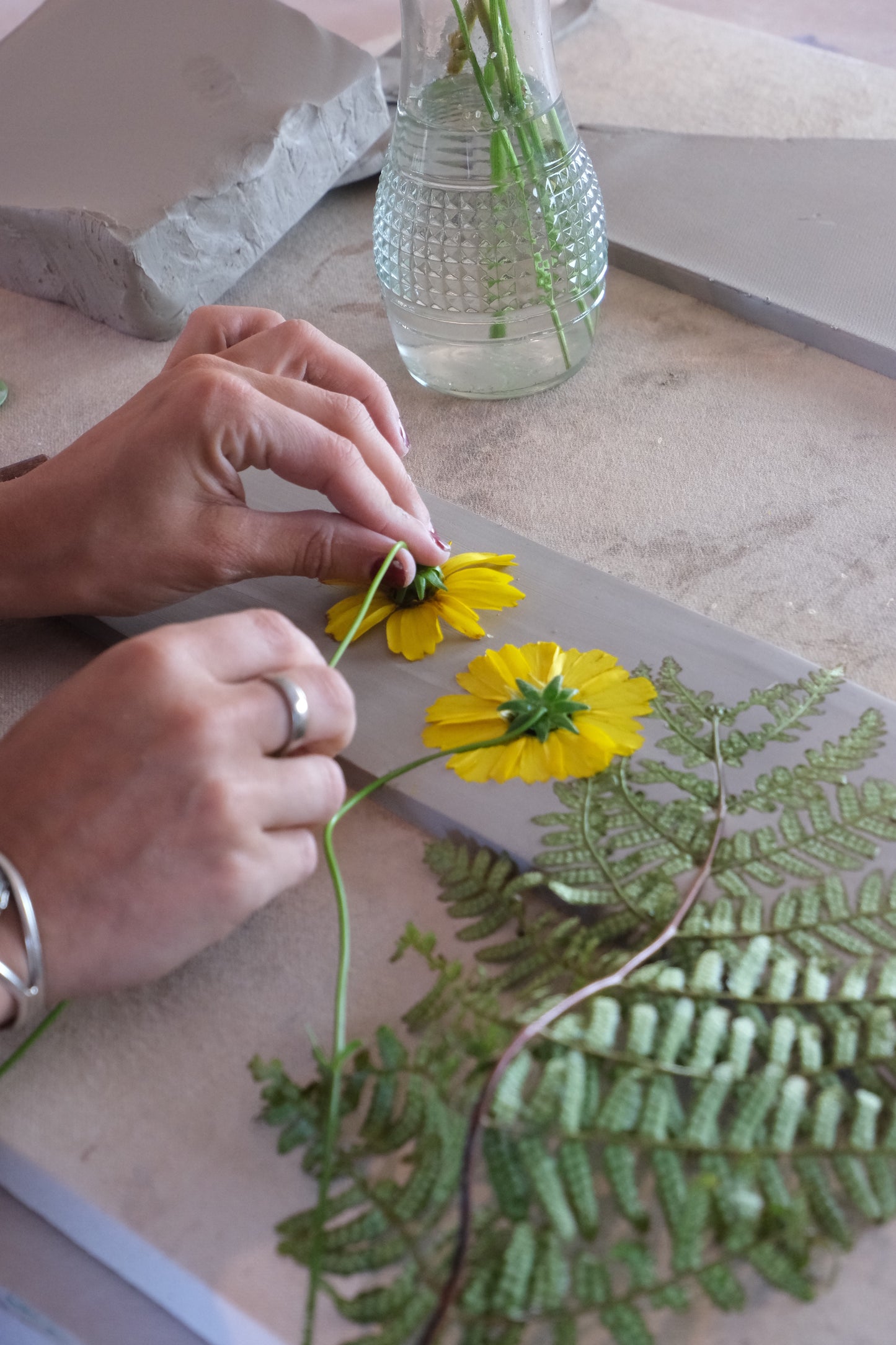 Pressed Petal Planter Workshop