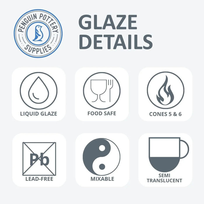 Translucent Amethyst Glaze - Penguin Pottery