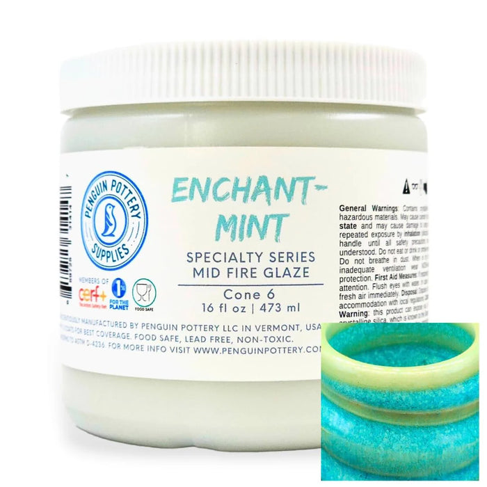 EnchantMint Glaze - Penguin Pottery