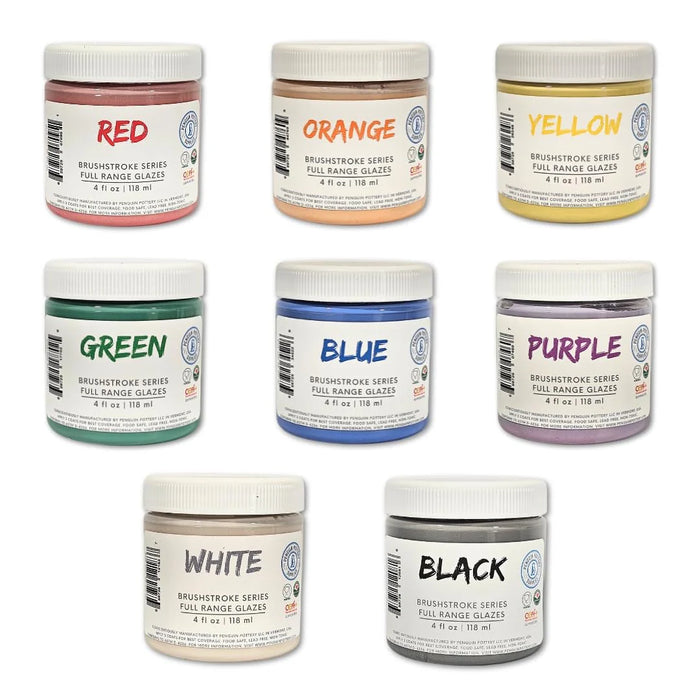 BrushStroke Series Glaze Set - Penguin Pottery