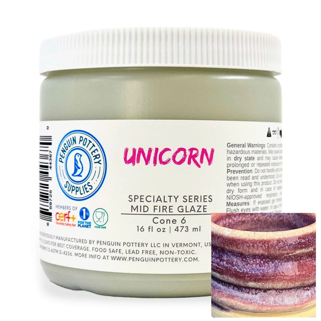 Unicorn Glaze - Penguin Pottery