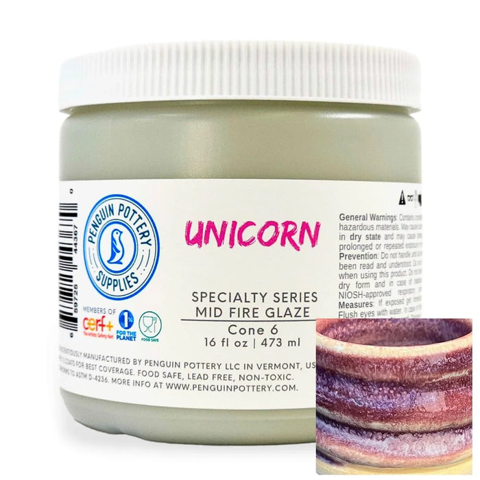 Unicorn Glaze - Penguin Pottery