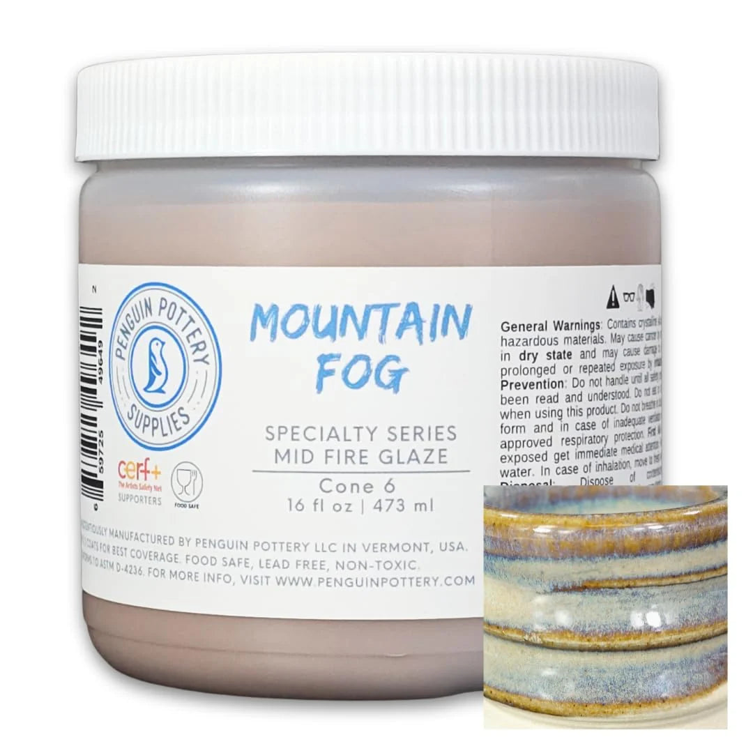 Mountain Fog Glaze - Penguin Pottery