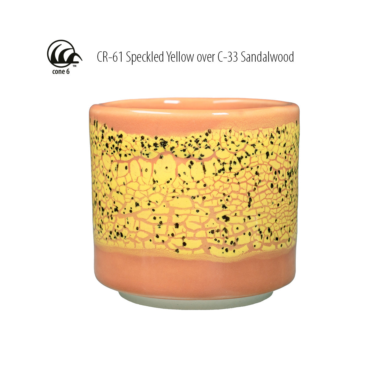 Speckled Yellow CR-61 - AMACO Crawls - Pint