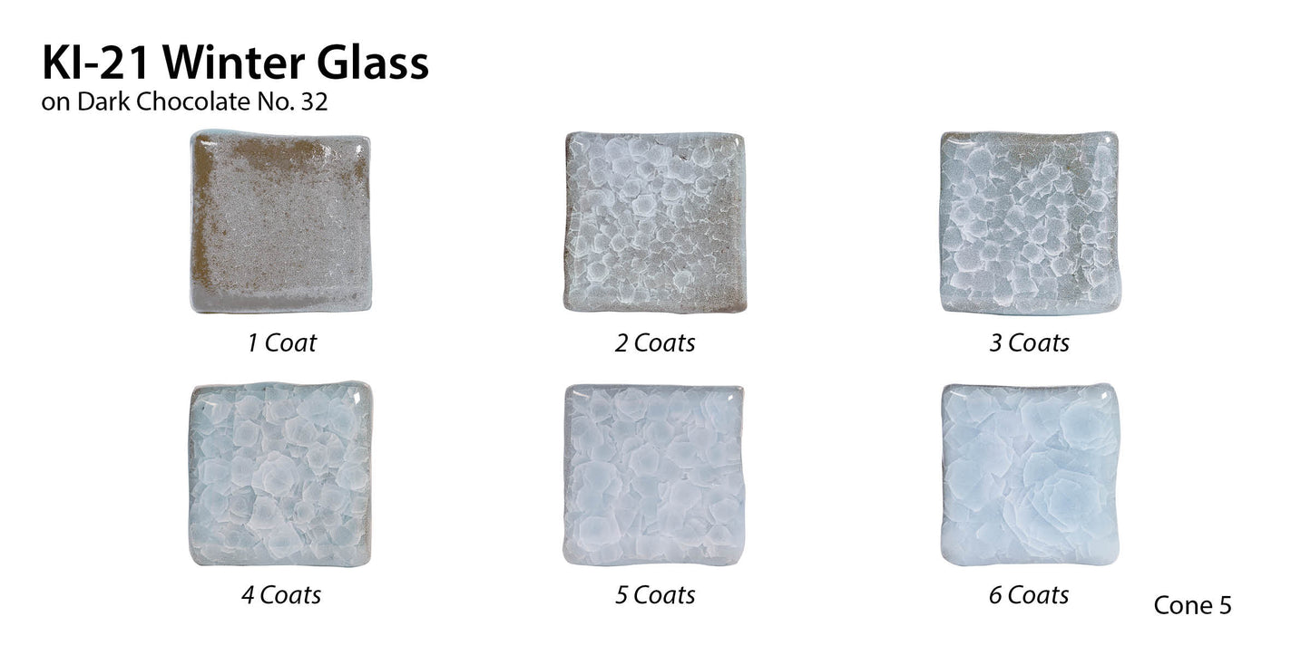 Winter Glass KI-21 - AMACO Kiln Ice - Pint