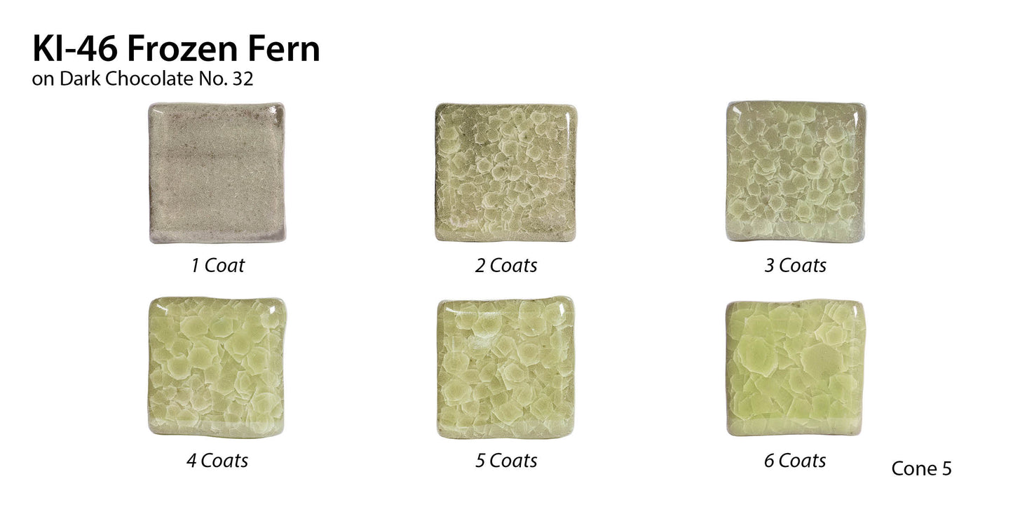Frozen Fern KI-46 - AMACO Kiln Ice - Pint