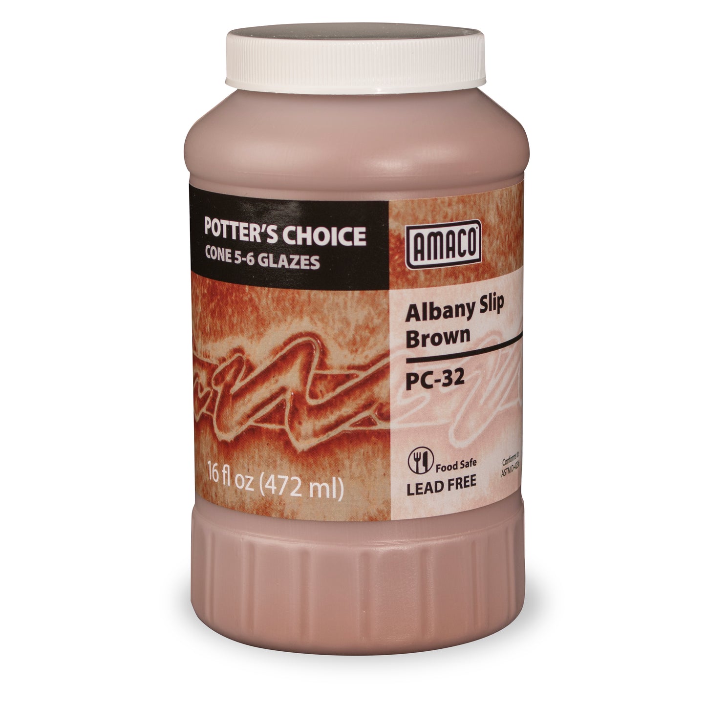 Albany Slip Brown PC-32 - AMACO Potter's Choice - Pint