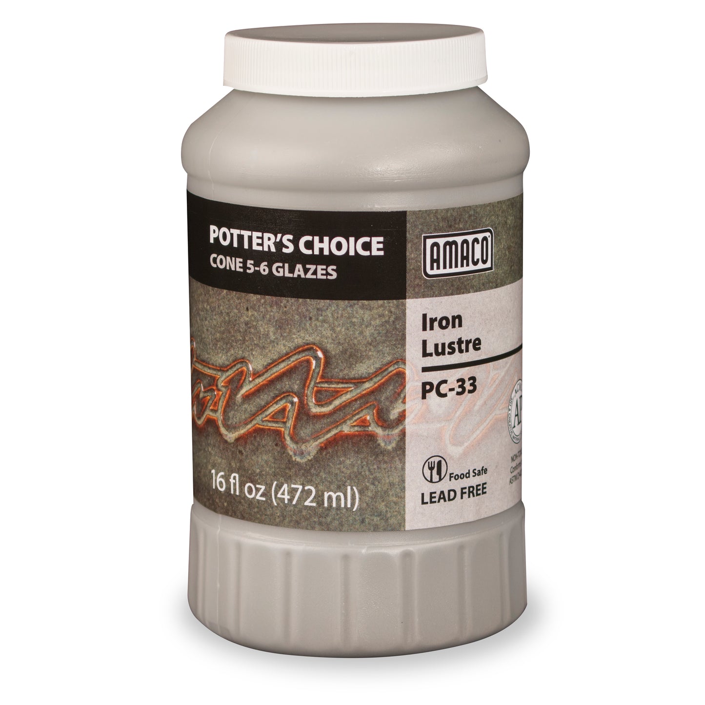 Iron Lustre PC-33 - AMACO Potter's Choice - Pint