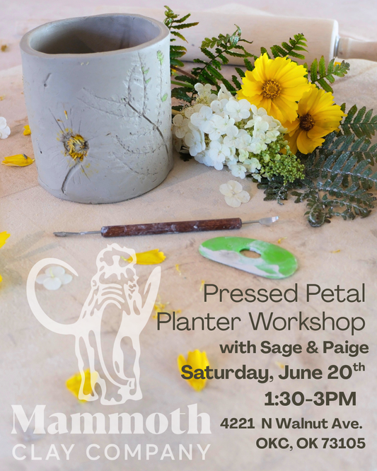 Pressed Petal Planter Workshop