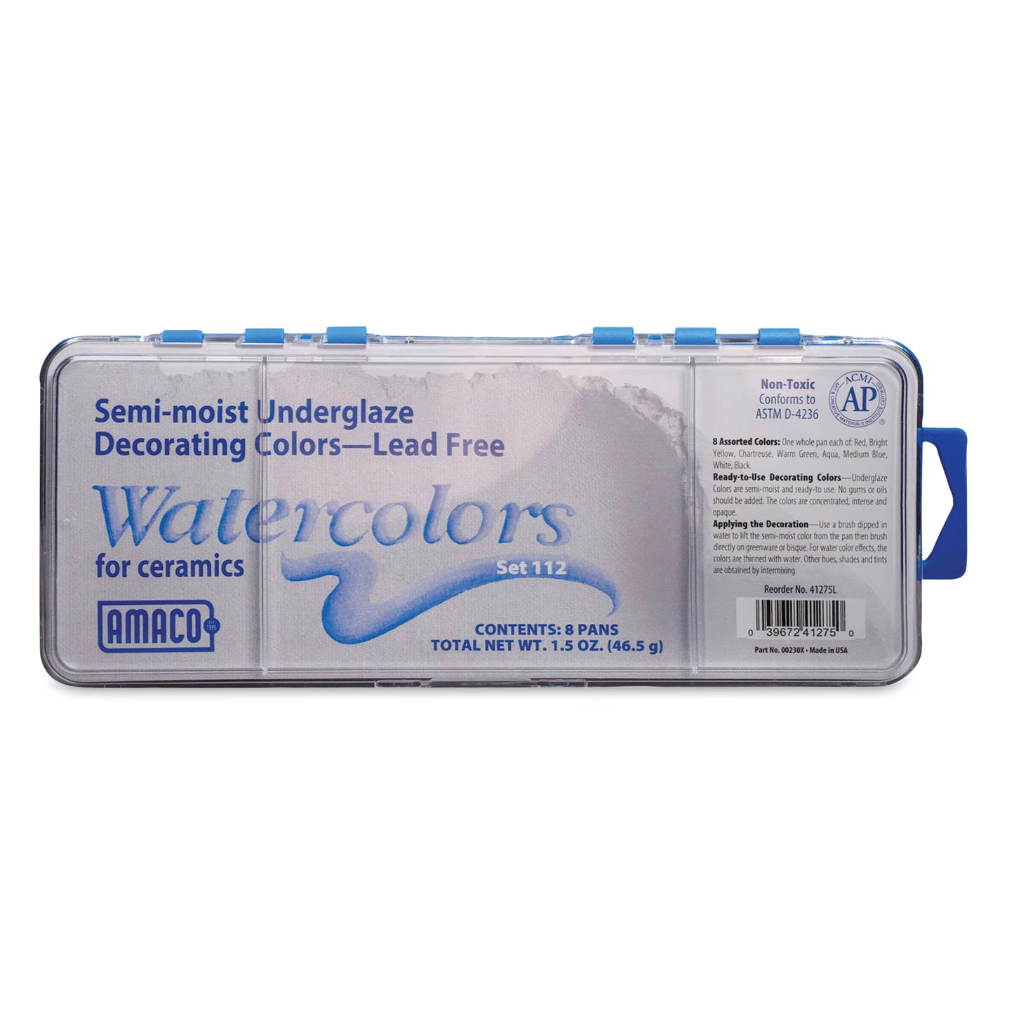 Underglaze Set - Semi-Moist #112  - AMACO