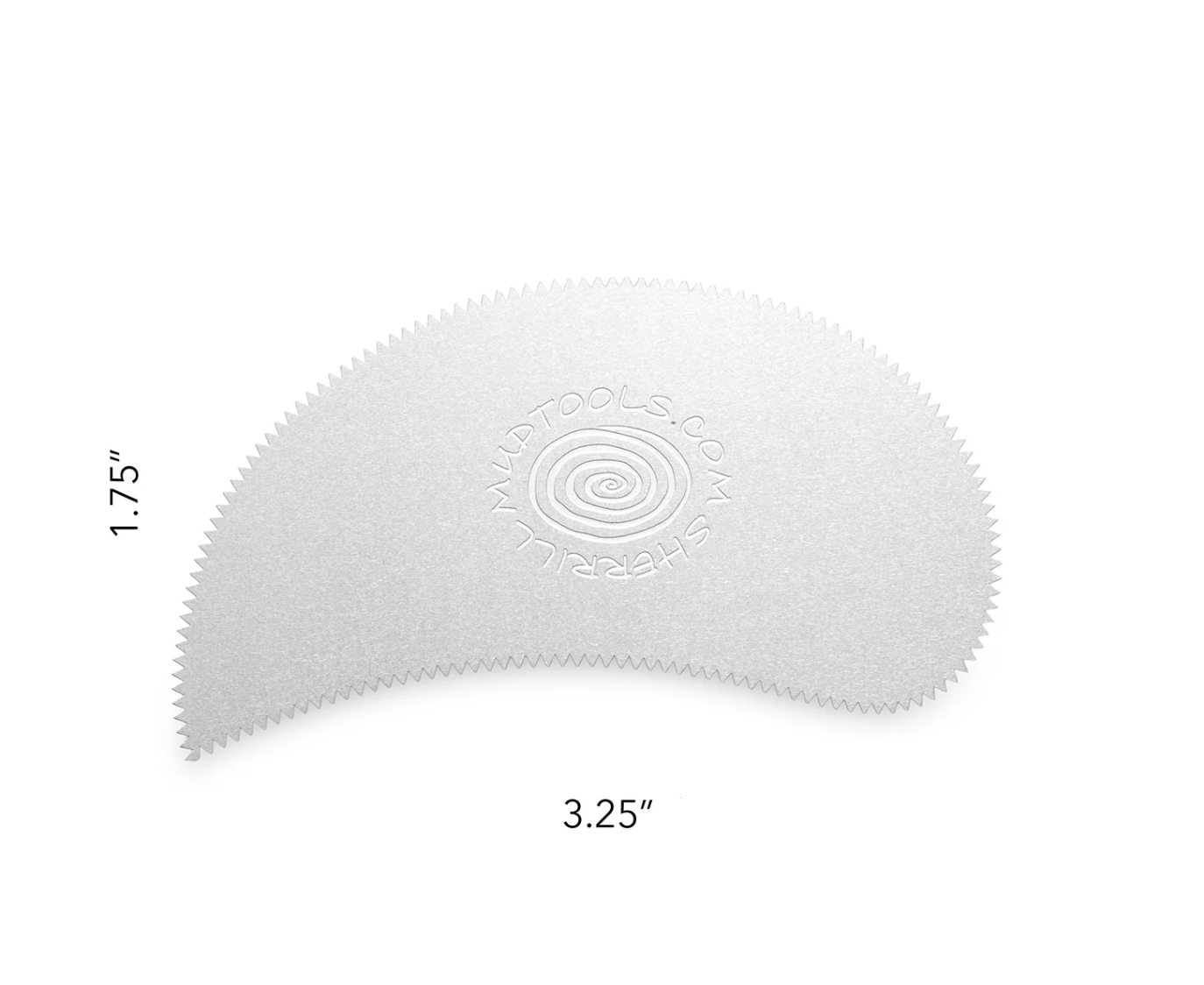 Mudtools Stainless Steel Paisley Scraper