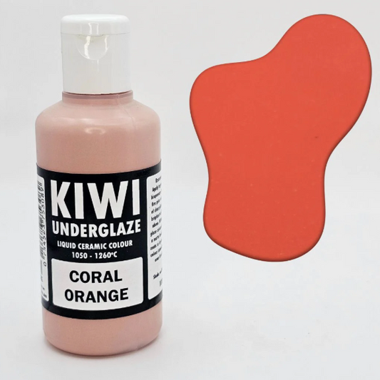 Coral Orange KIWI Underglaze
