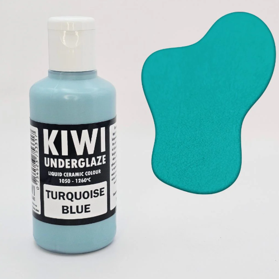 Turquoise Blue KIWI Underglaze