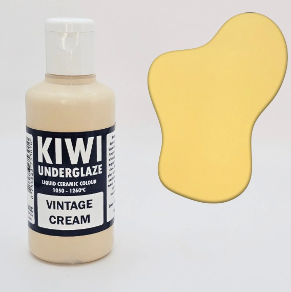 Vintage Cream KIWI Underglaze