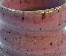 Glossy Translucent Pink Glaze - Penguin Pottery