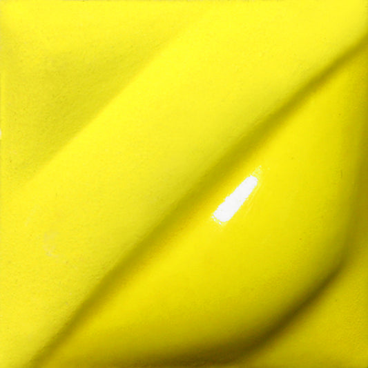 Intense Yellow V-391 - AMACO Velvet Underglaze - Pint