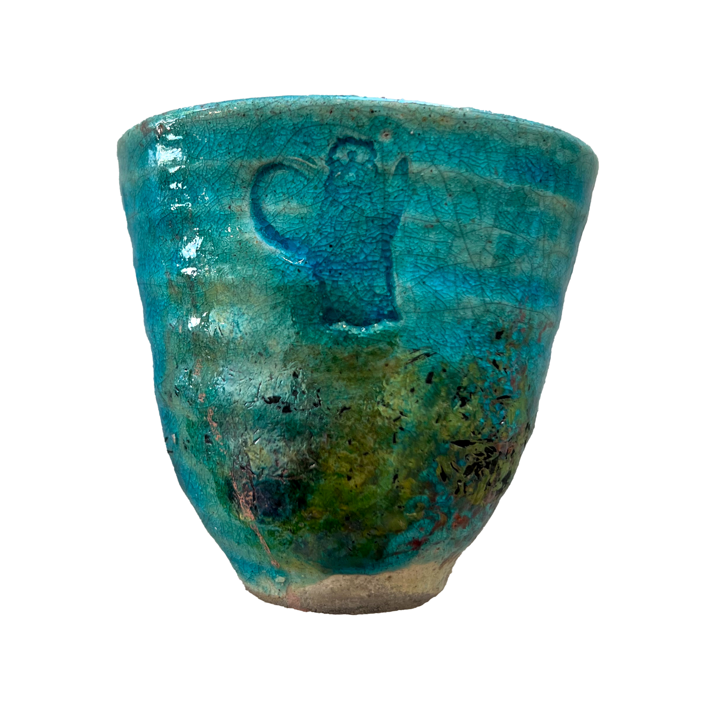 L&R Turquoise Copper Raku