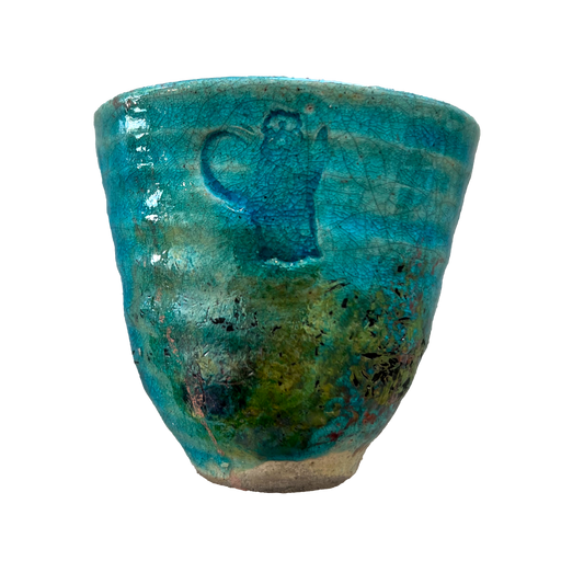 L&R Turquoise Copper Raku